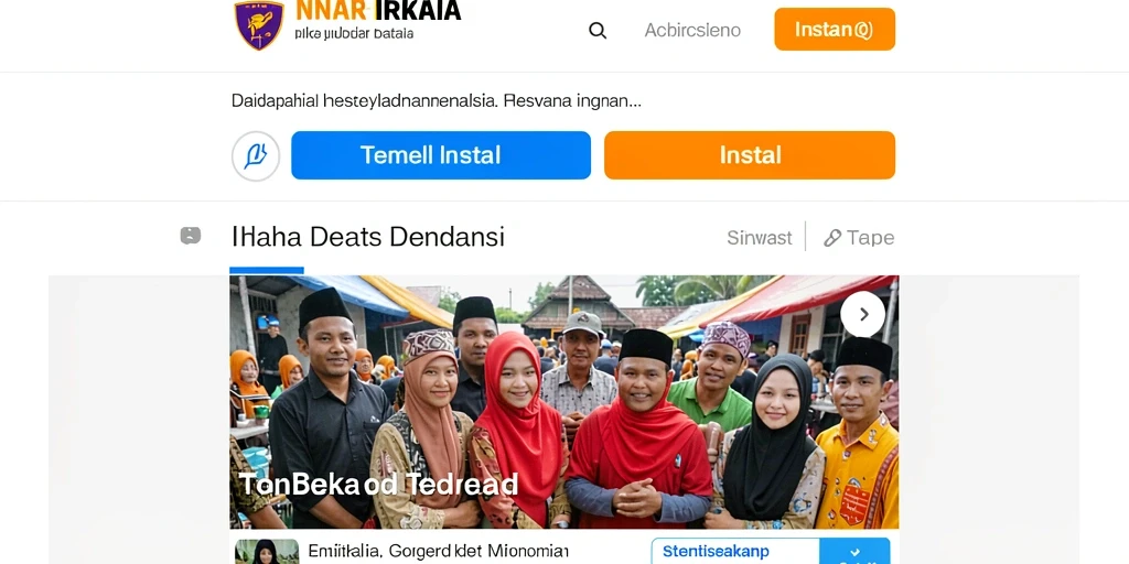 Tampilan peta baru yang menarik dan penuh warna.