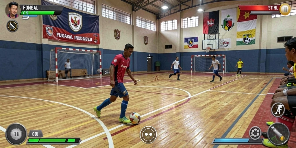 Screenshot dari salah satu arena pertempuran di IDRHOKI138.