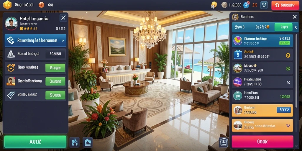 Screenshot dari gameplay seru saat berinteraksi dengan pemain lain.