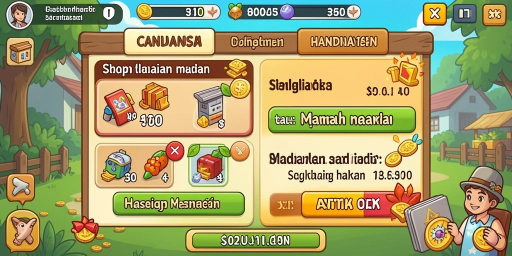Fitur chat interaktif untuk berbagi pengalaman dengan pemain lain.