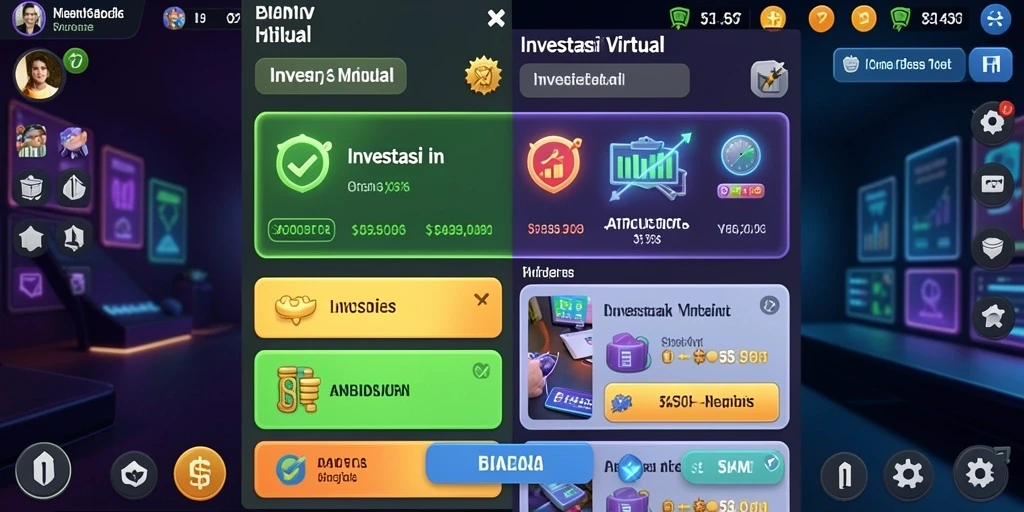 Tampilan layar menu yang intuitif dan mudah dinavigasi.