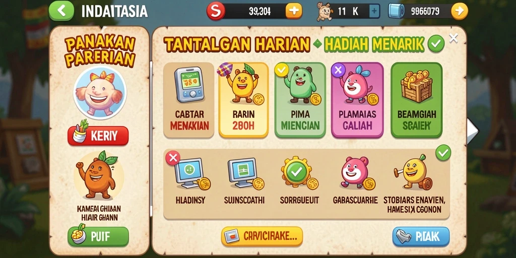 Karakter unik yang bisa dipilih oleh pemain sesuai gaya permainan.