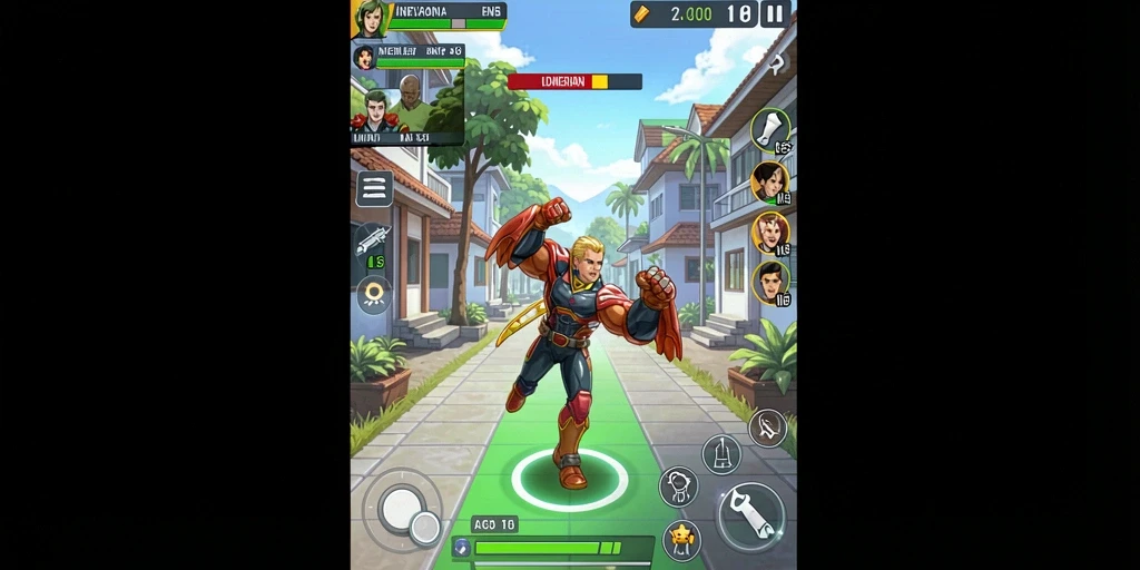 Screenshot 3: Interaksi multiplayer antara pemain dalam game.